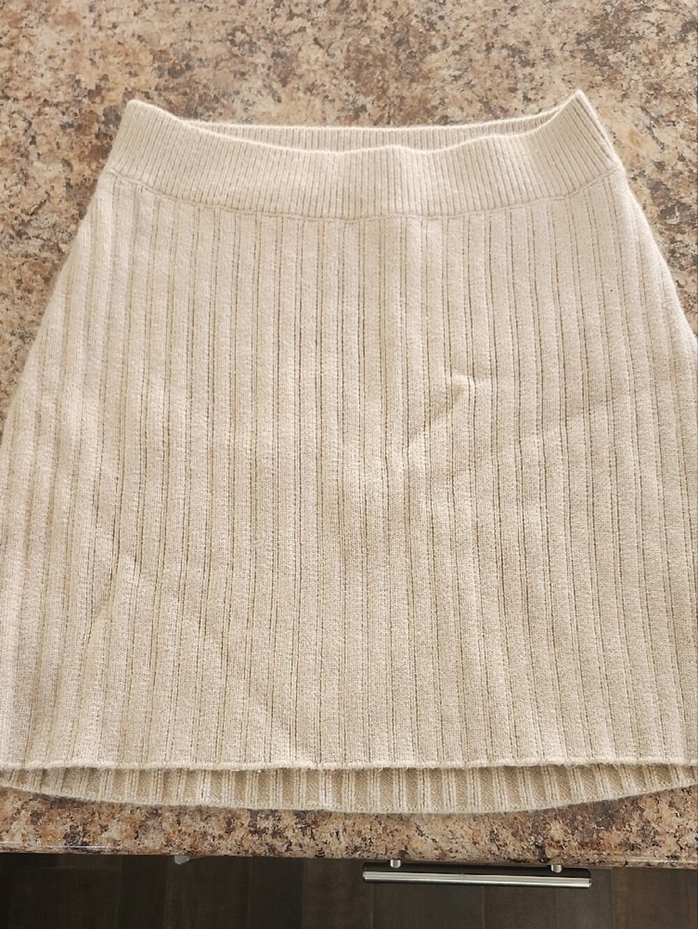Free People Cream Ribbed Zip-Up Cardigan Set - Picture 10 of 13